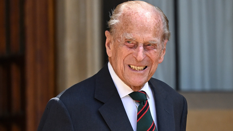 Prince Philip smiling