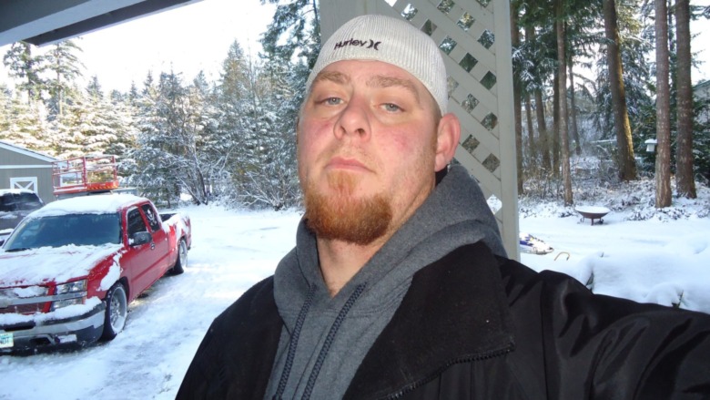 Justin Tennison snapping a selfie