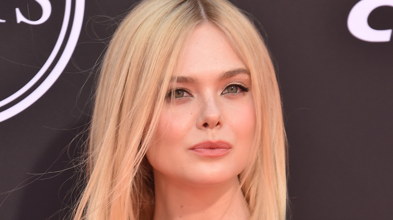 Elle Fanning on the red carpet of the 2019 ESPY Awards