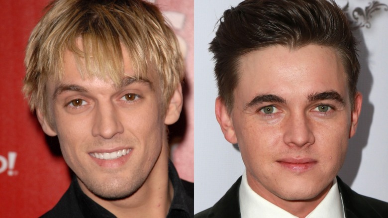 Aaron Carter smiling
