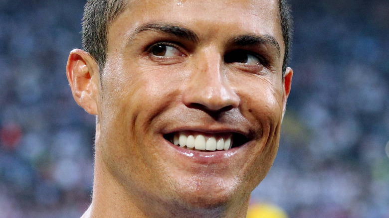 Cristiano Ronaldo smiling 