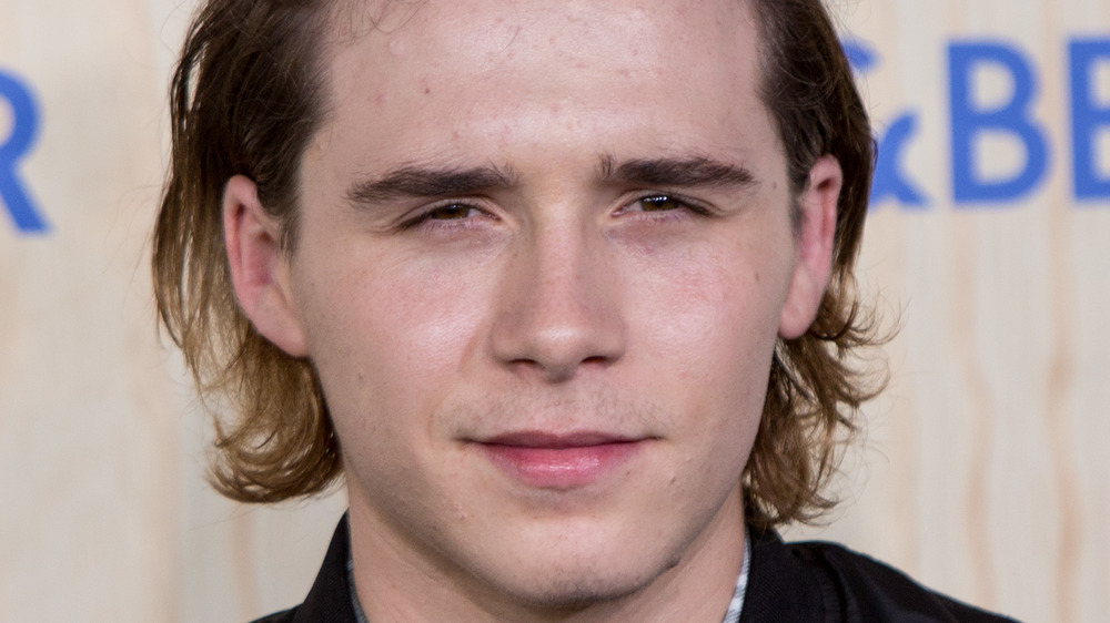 Brooklyn Beckham long hair