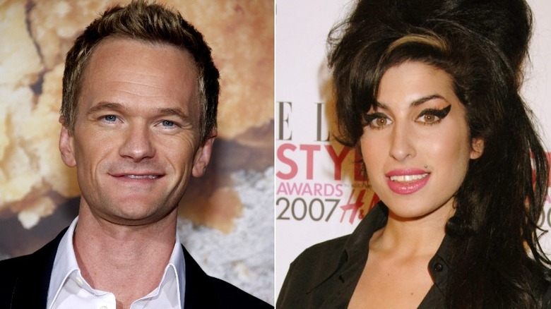 Neil Patrick Harris and Amy Winehouse side by side