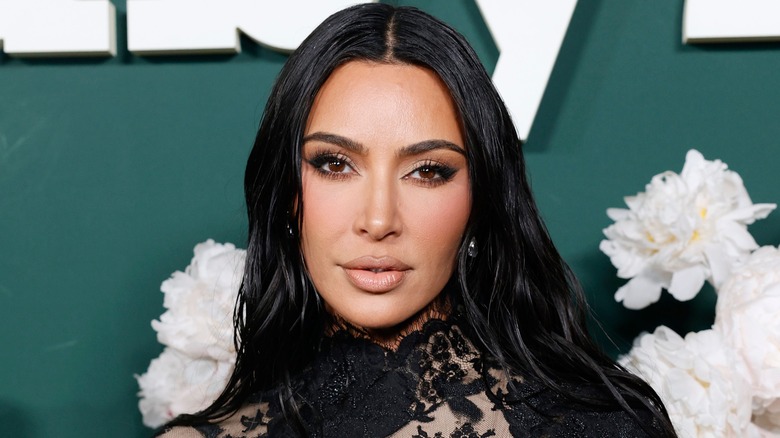 Kim Kardashian posing