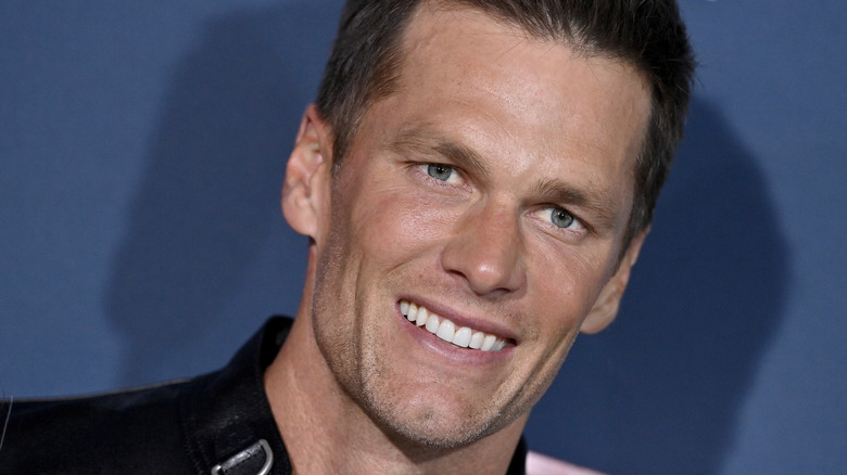 Tom Brady white teeth smiling