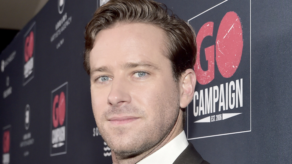 Armie Hammer with serious face