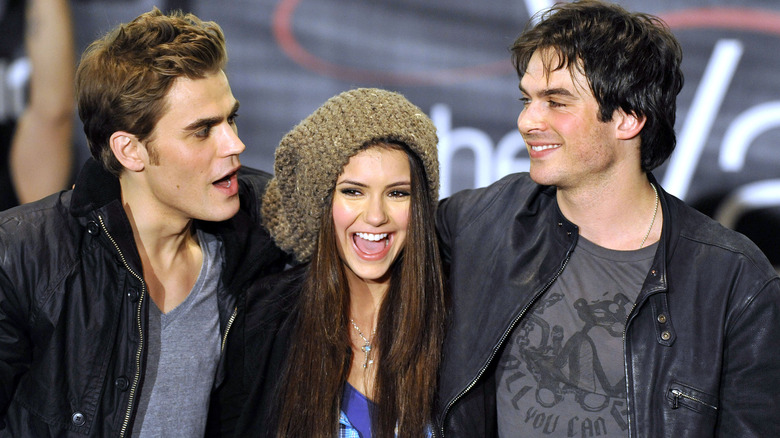 Paul Wesley, Nina Dobrev, and Ian Somerhalder of 