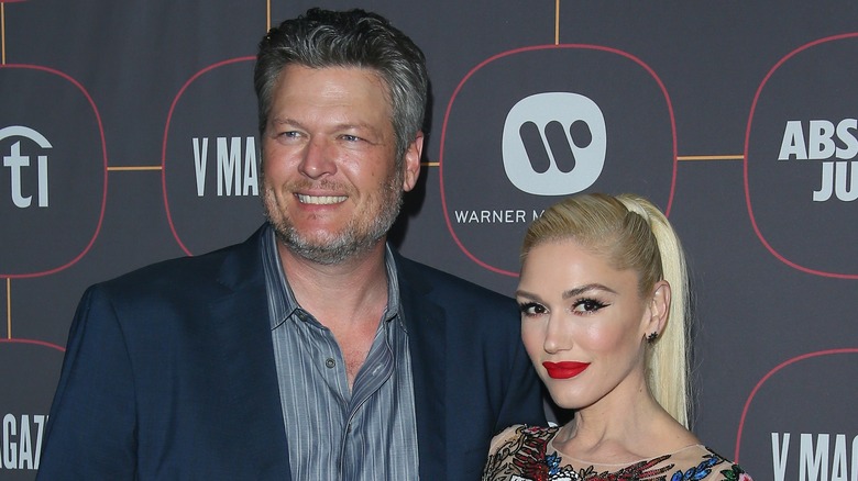 Blake Shelton and Gwen Stefani on the red carpet