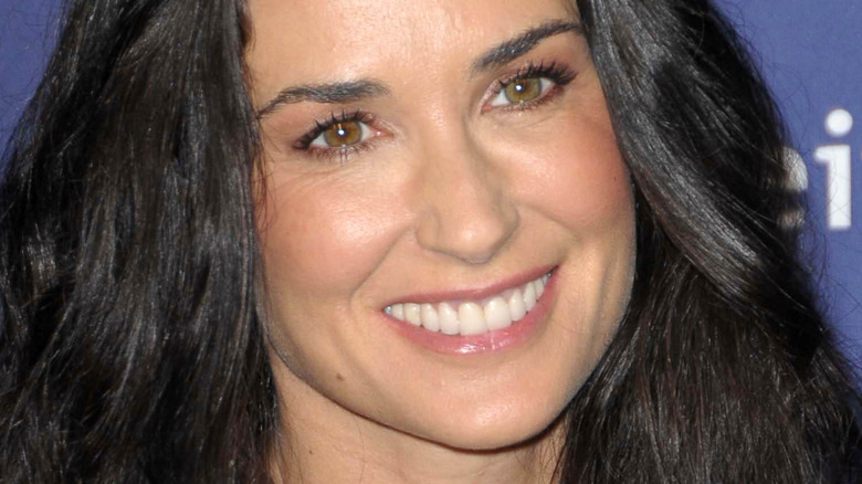 Demi Moore smiling 