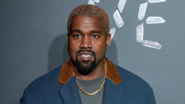 Kanye Ye West posing