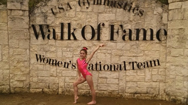 Olivia Dunne as youngster
