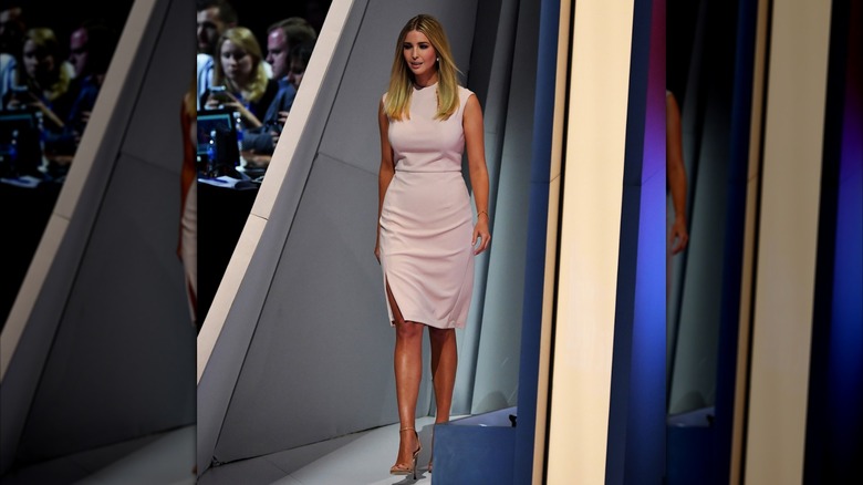 Ivanka Trump walking onto the stage at the 2016 Republican National Convention