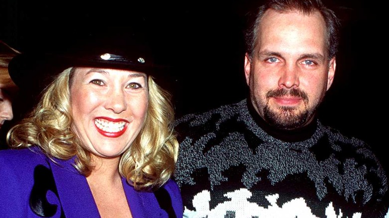 Garth Brooks and his first wife, Sandy Mahl