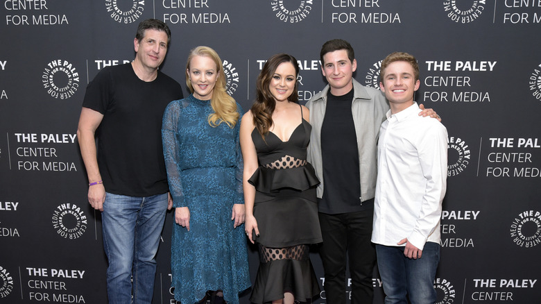 The Goldbergs cast and crew at "The Goldbergs and Schooled Rewind" exhibit at The Paley Center for Media