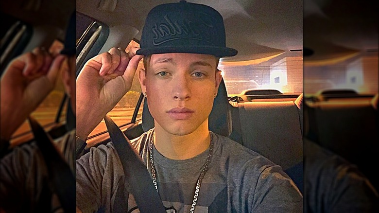Matt Rife wearing hat