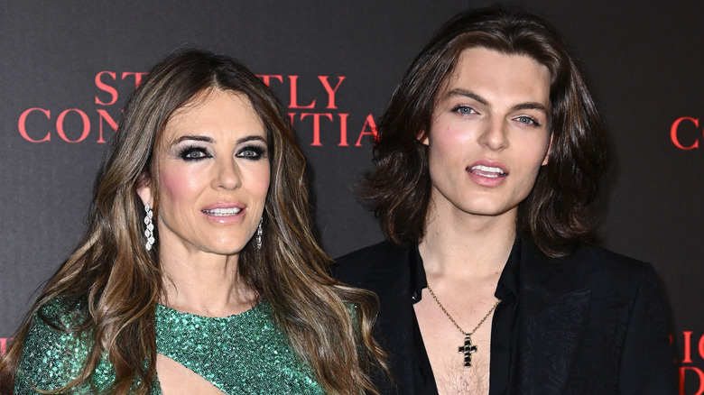 Elizabeth and Damian Hurley at the special screening of 'Strictly Confidential' at the Everyman Chelsea
