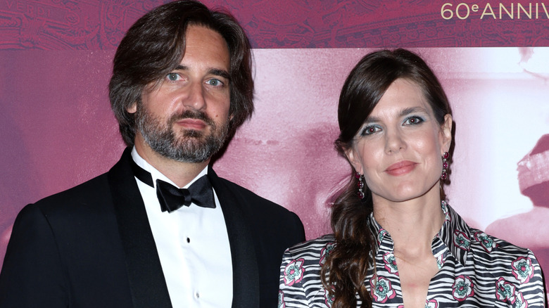 Dimitri Rassam and Charlotte Casiraghi at the 60th AMADE Anniversary Dinner