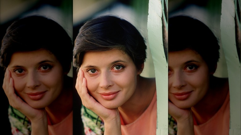 Isabella Rossellini poses in 1983