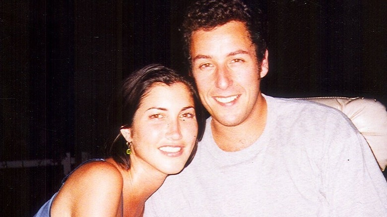 Jackie and Adam Sandler smiling together
