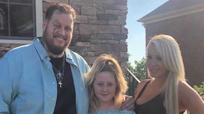 Jelly Roll, Bailee Ann, and Bunnie Xo smiling