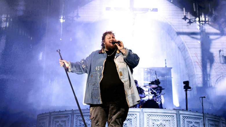 Jelly Roll performing on stage