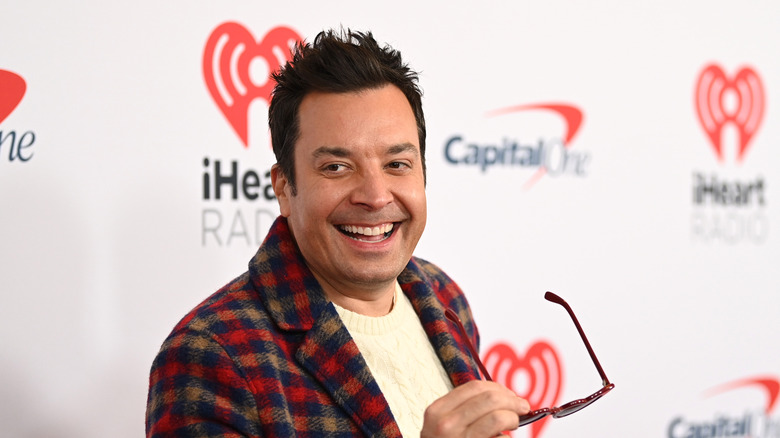 Jimmy Fallon laughing