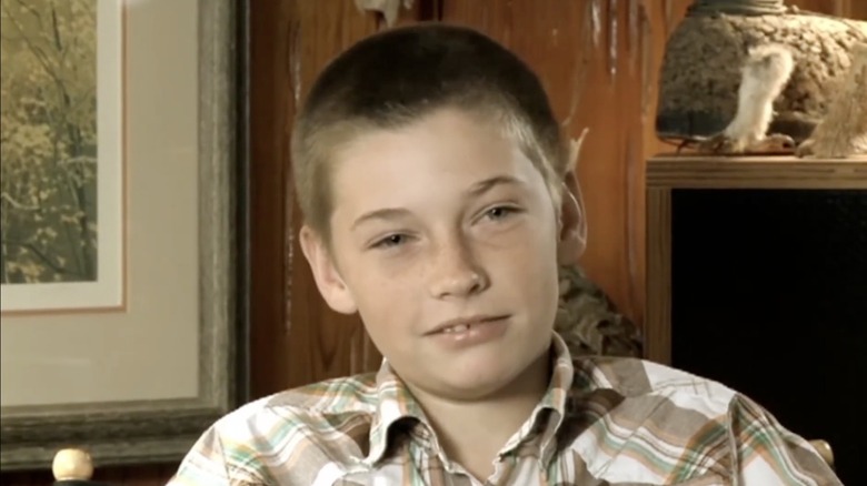 Jacob Lofland as a child