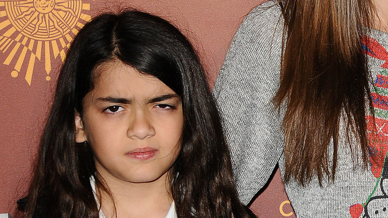 Bigi Jackson looking unhappy