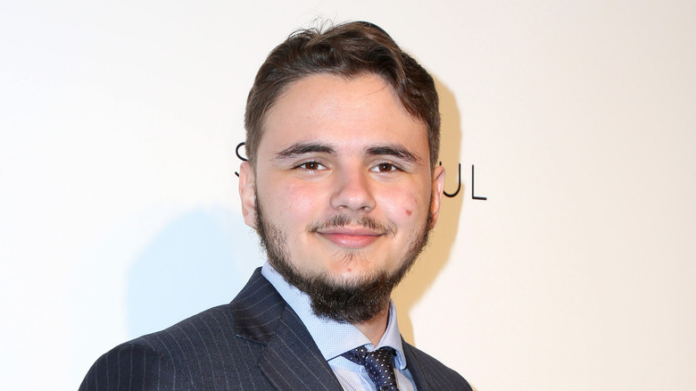 Prince Jackson on red carpet