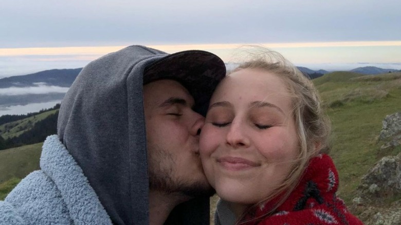 Prince Jackson poses with Molly Schirmang