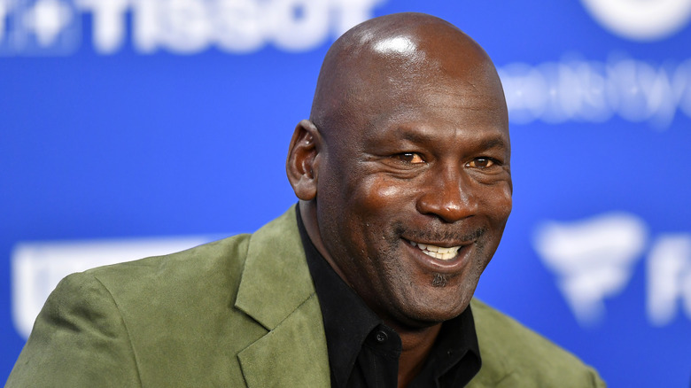 Michael Jordan smiling