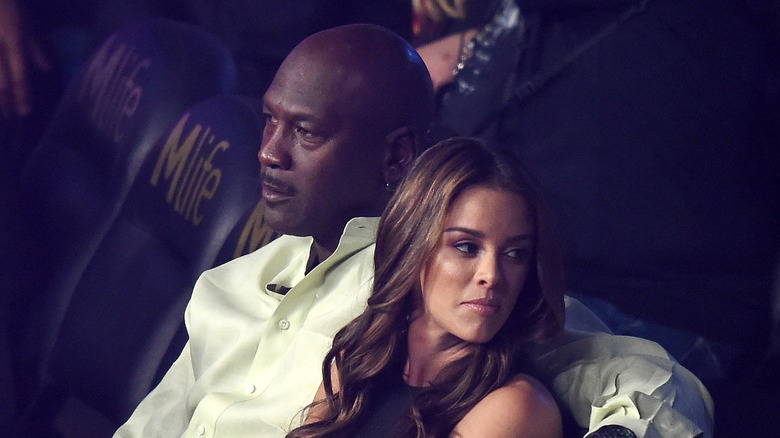 Yvette Prieto and Michael Jordan sit together