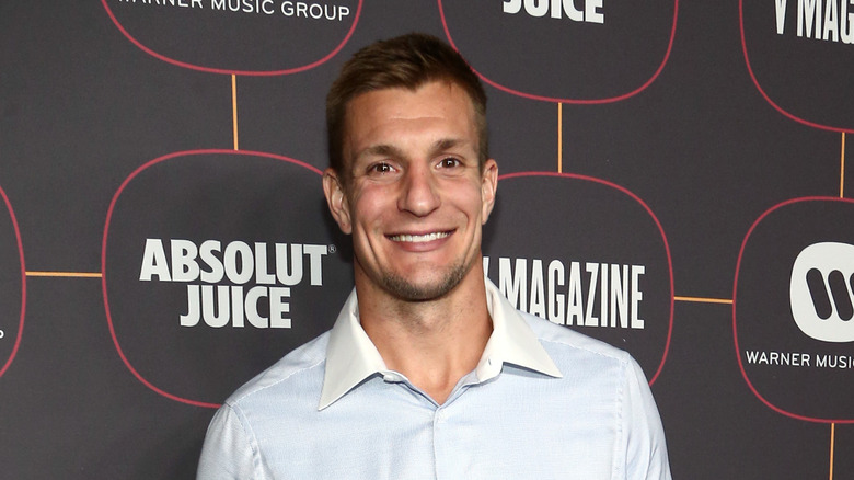 Rob Gronkowski smiling