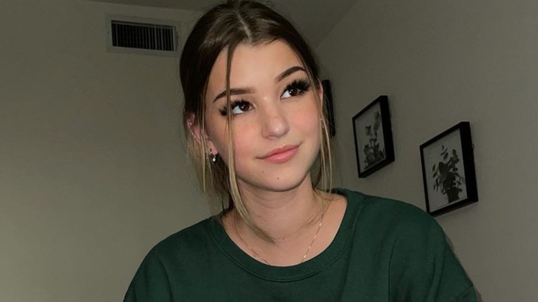 Brooke Monk looking off to the side