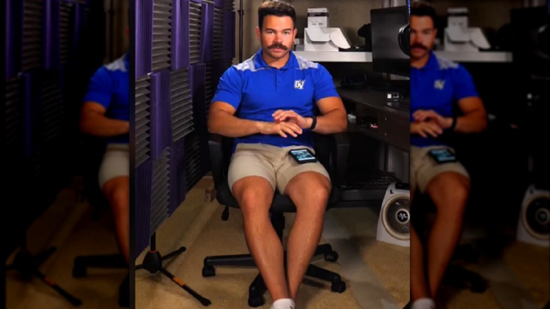 Frankie Lapenna in a blue shirt
