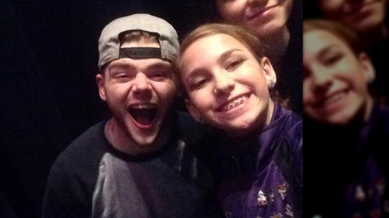 Katie Feeney poses with Caleb Brauner
