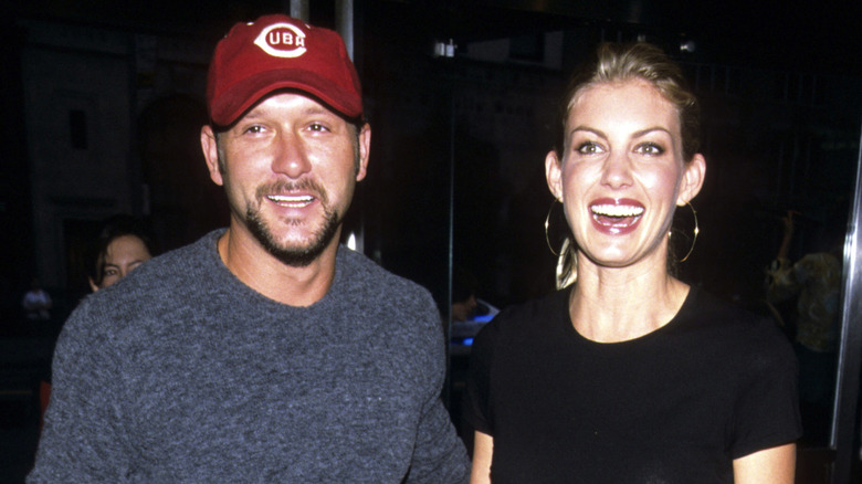 Tim McGraw with Faith Hill in the 1990s