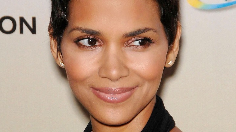 Halle Berry smiling