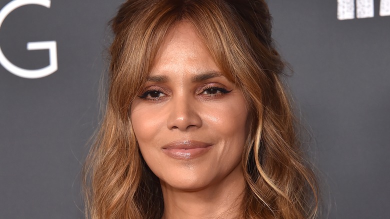 Halle Berry smiling