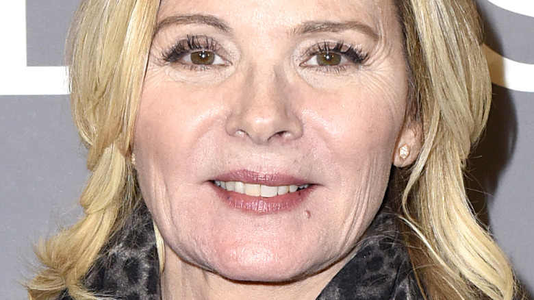 Kim Cattrall smiling