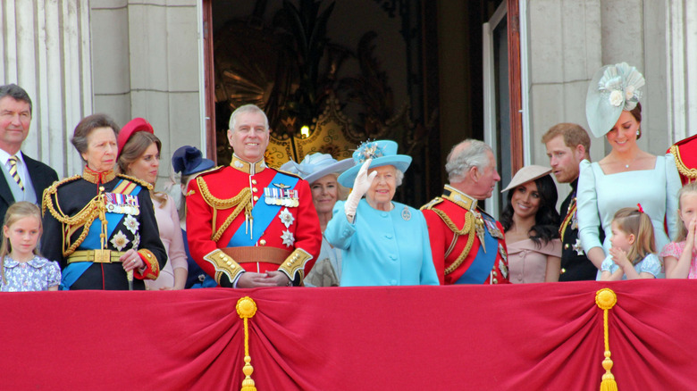 The royal family at Trooping the Colour