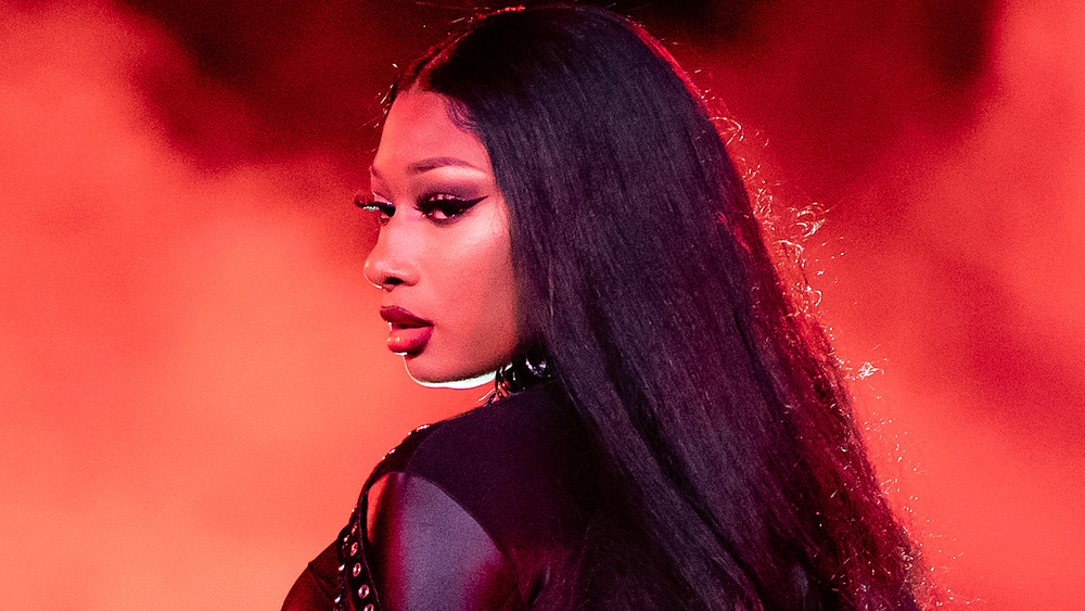 Megan Thee Stallion staring
