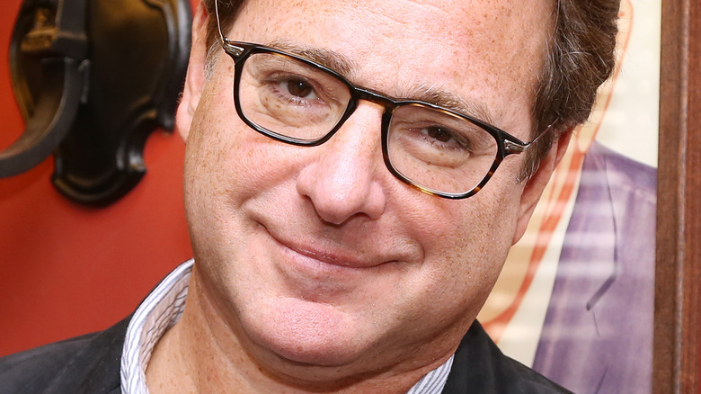 Bob Saget in a restaurant