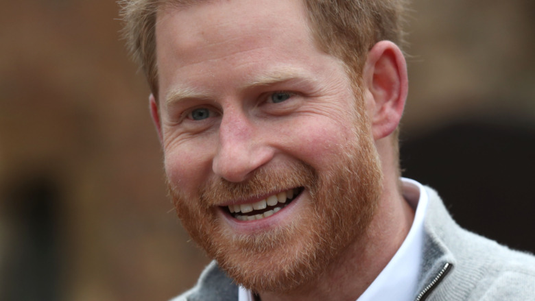 Prince Harry smiling