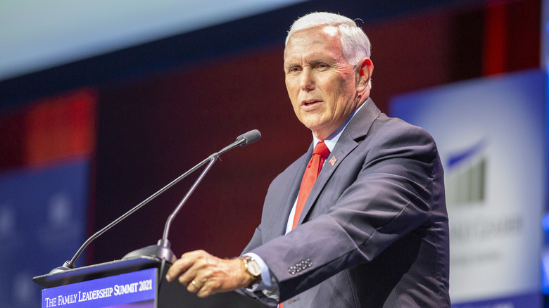 Mike Pence talking