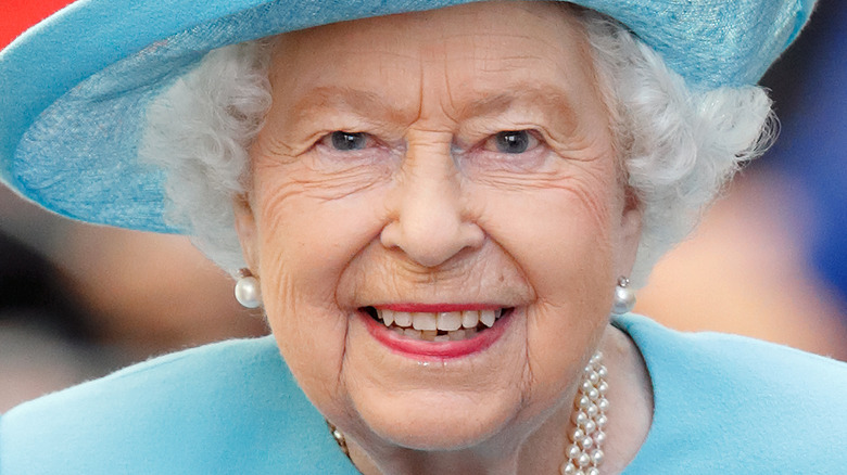 Queen Elizabeth smiling