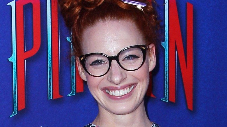 Emma Watkins wearing glasses