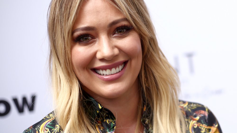 Hilary Duff smiling 