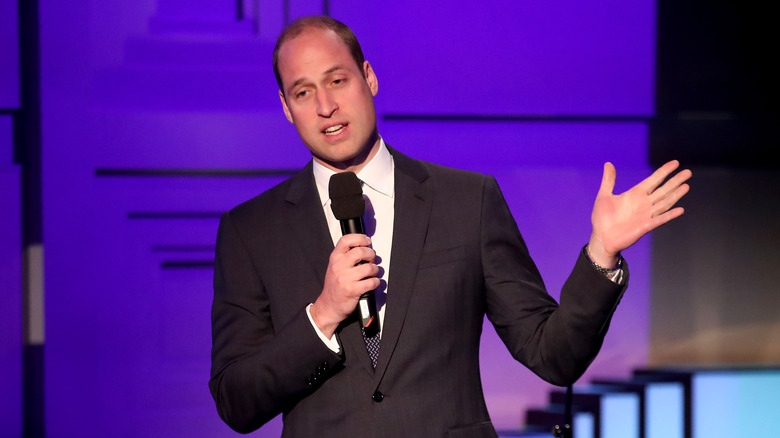Prince William speaking