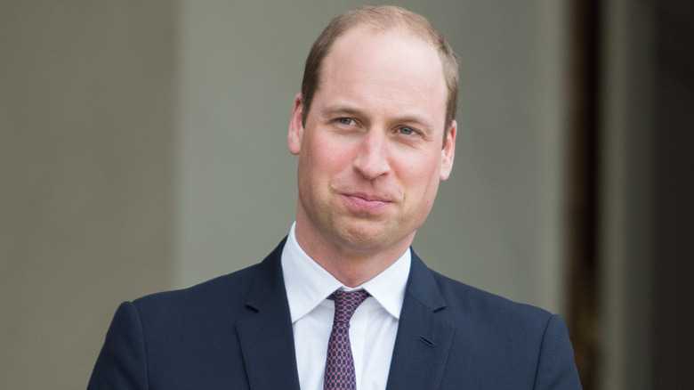 Prince William smiling